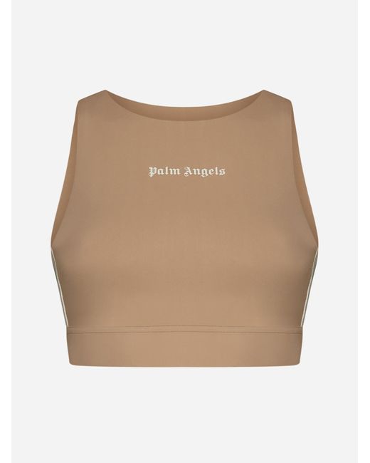 Palm Angels Natural Track Training Jersey Top