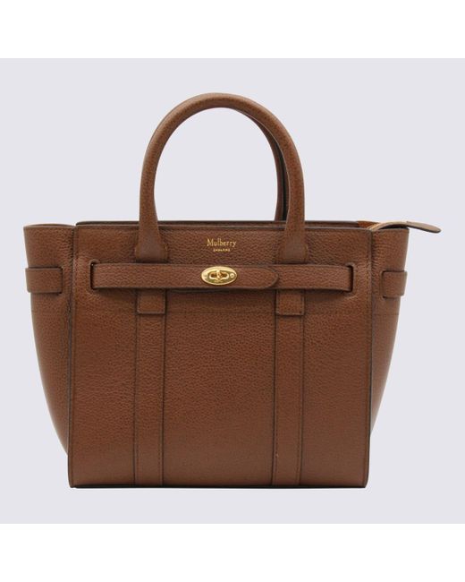 Mulberry Brown Leather Bayswater Handle Bag