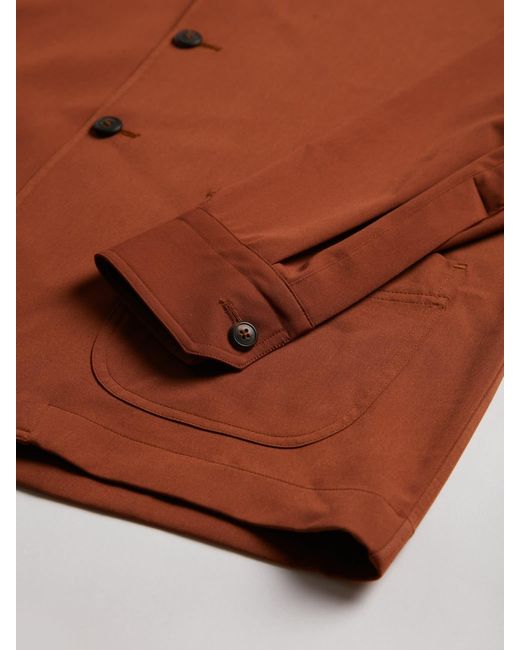 Doppiaa Brown Aabigail Overshirt for men