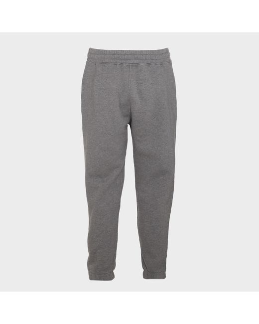 Maison Kitsuné Gray Cotton Pants for men