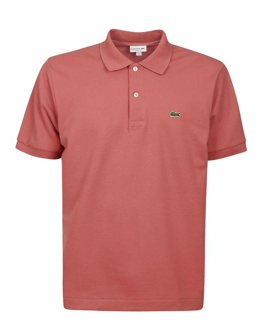 Lacoste Red Polo Ss for men