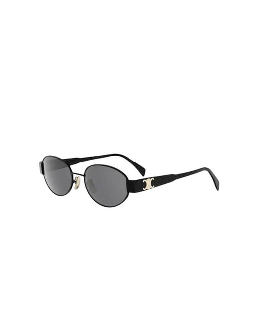Céline Black Sunglasses Metal Eyewear