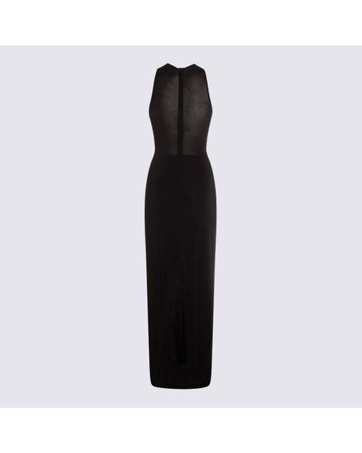 ワンピース JEAN PAUL GAULTIER BLACK VISCOSE MAXI DRESS Jean Paul Gaultier Black Viscose Maxi Dress | italist