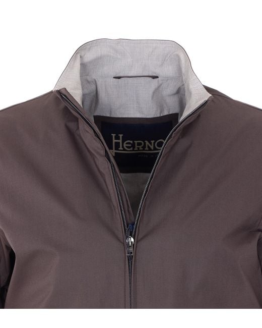 Herno Purple Jackets Cotton for men
