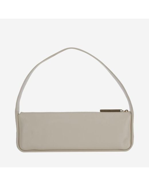 Khaite Gray Lori Baguette Bag Calfskin Shoulder