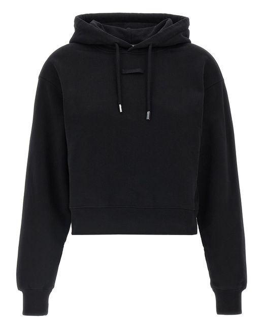 Jacquemus Black 'Le Hoodie Gros-Grain' Hoodie