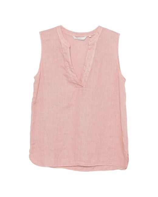Xacus Pink Selma Lino Tipoa Shirt