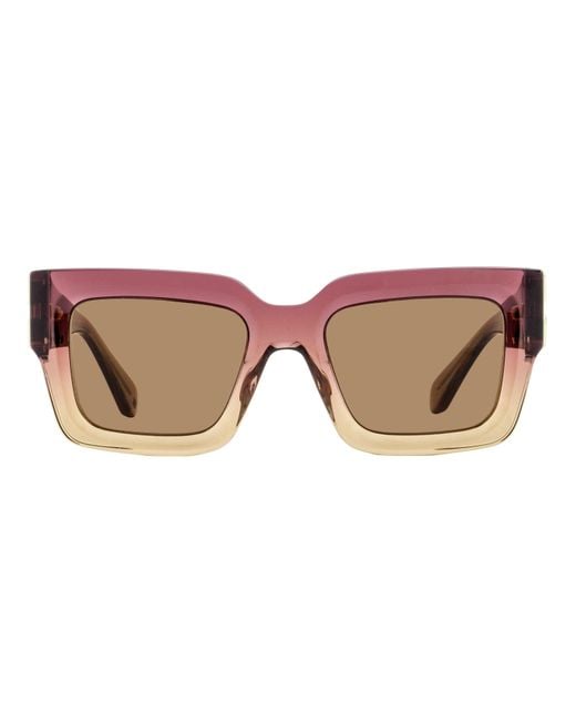 Off-White c/o Virgil Abloh Black Square Mystic Sunglasses Oeri14D 316E 52Mm Plastic (Acetate)