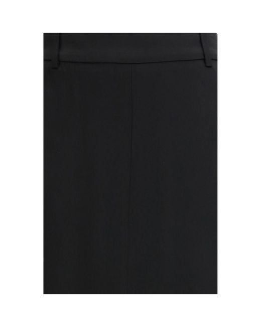Tom Ford Black Acetate Long Skirt