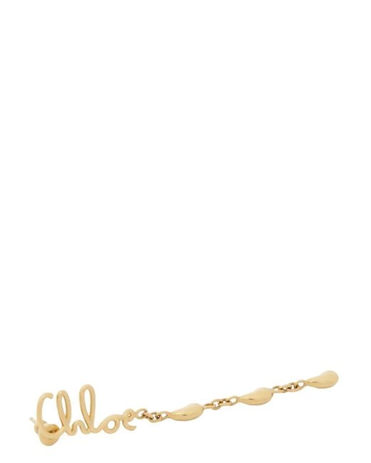Chloé Metallic Brass Earrings