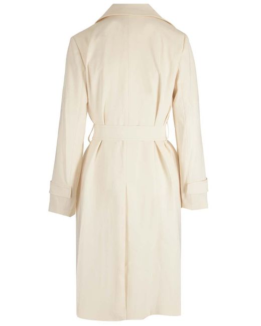 Theory Natural Oaklane Trench Belted Coat