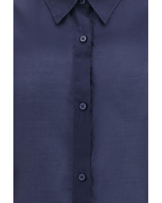 THE LATEST Blue Codie Lightweight Muslin Shirt