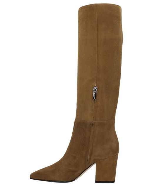 Sergio Rossi Boots In Suede - Lyst