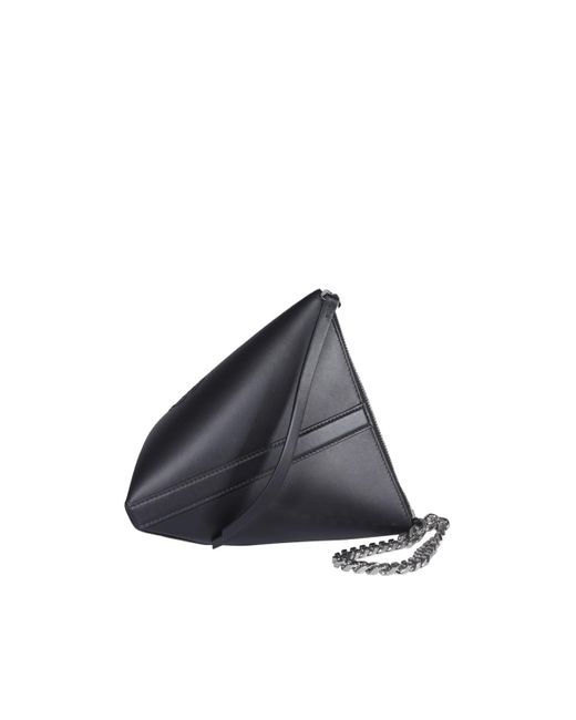 Womens Bags Clutches and evening bags Alexander McQueen The Curve Black Patent Leather Pouch 