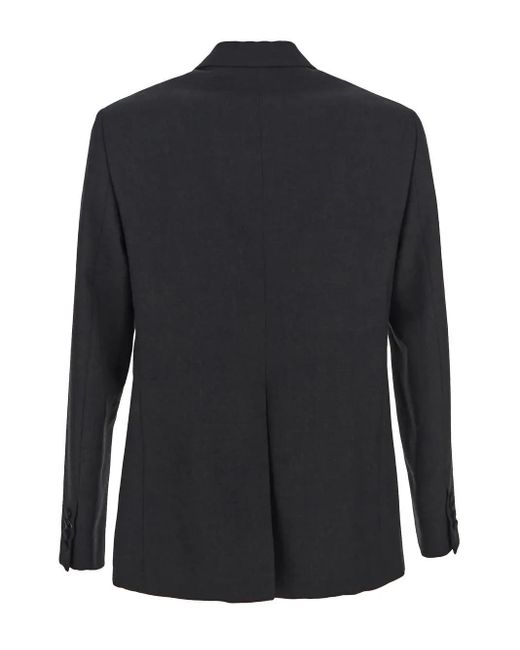Gucci Blue Double-Breasted Wool Twill Jacket for men