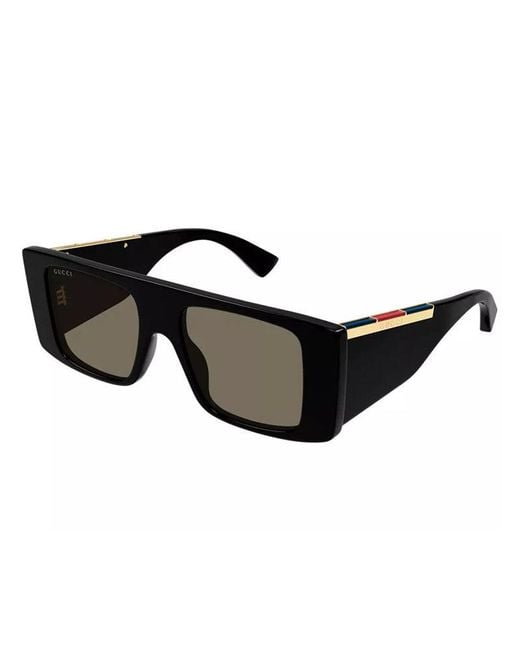 Gucci Black Frame And Lens Sunglasses for men