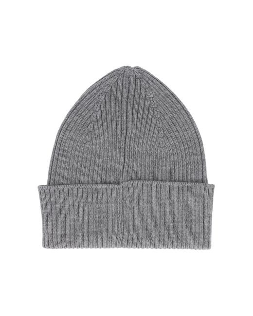 Givenchy Gray 4G Logo Wool Beanie for men