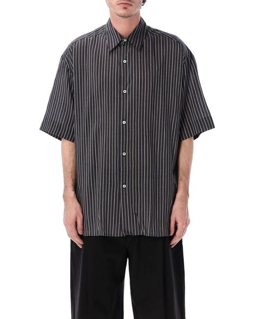 Studio Nicholson Gray Sorono Lyocell Silk Shirt for men