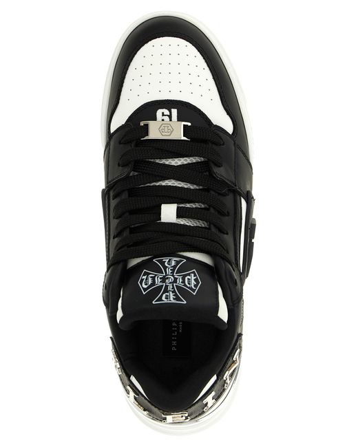Philipp Plein Black Phantom Kicks Sneakers for men