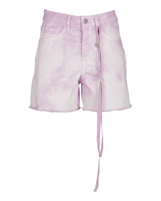ICON DENIM Pink Denim Shorts