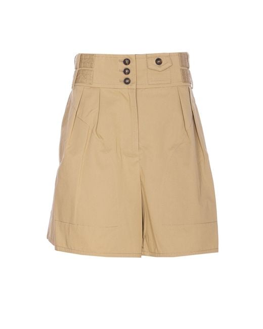 Zimmermann Natural Shorts Cotton