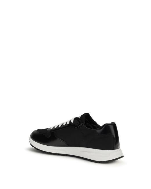 Prada Black Prax 01 Sneakers Lace Up for men