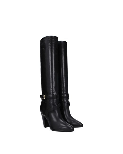 Céline Black Leather Boot
