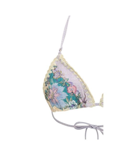 Zimmermann White Beige Polyamide Bikini