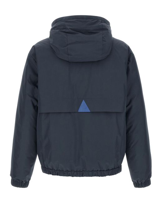 Moncler Blue Berguns Reversible Jacket for men