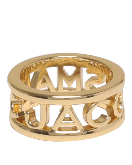 Marc Jacobs Metallic The Monogram Ring