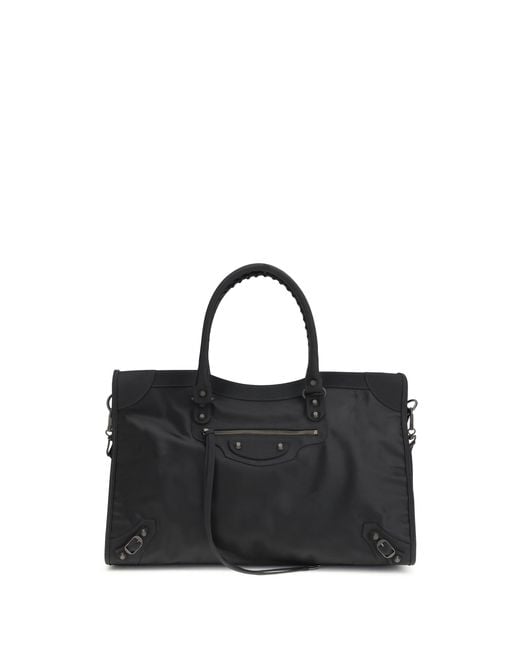 Balenciaga Black Handbag Le City Grande Polyamide Shoulder Bags for men