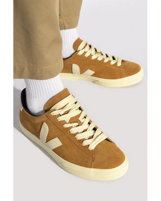 Veja Metallic Sneakers Campo Leather for men