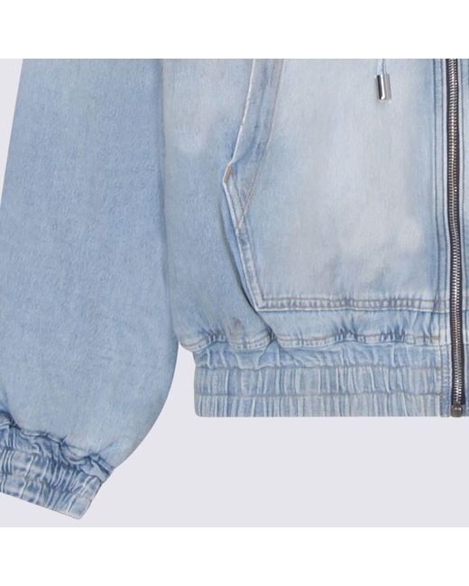 Amiri Blue Cotton Denim Jacket for men