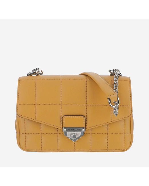 Michael Kors Natural Soho Small Shoulder Bag Lambskin