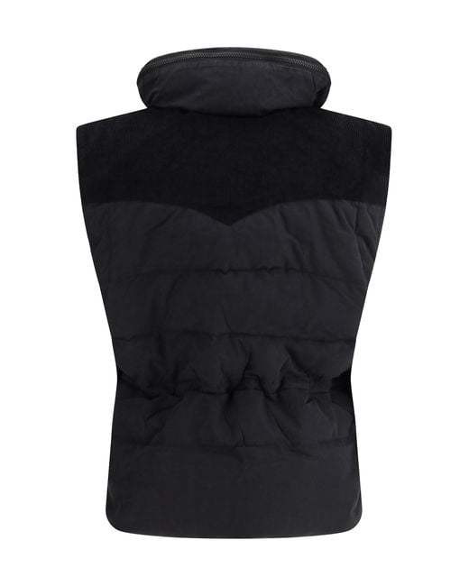 Isabel Marant Black Marant Etoile Olfa Padded Gilet