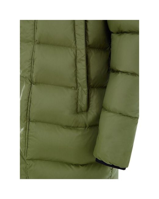 Moose Knuckles Green Nylon Coat Clothing for men