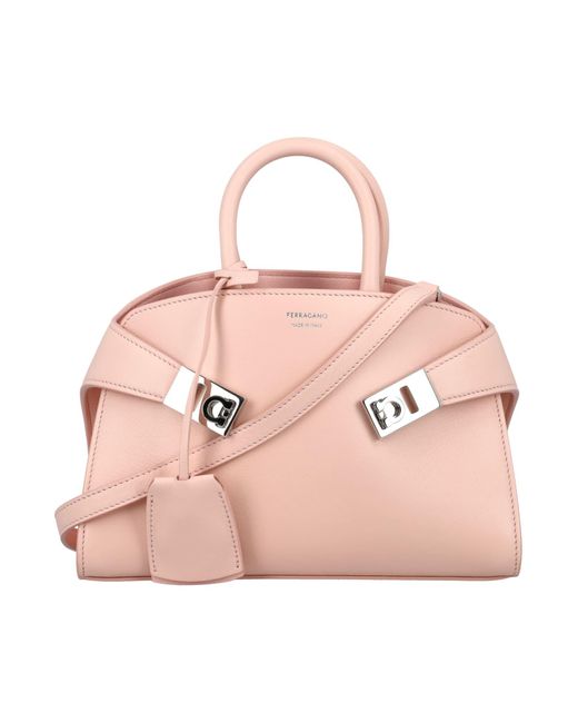 Ferragamo Pink Hug Mini Handbag
