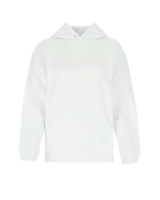 Givenchy White Cotton Oversize T-Shirt