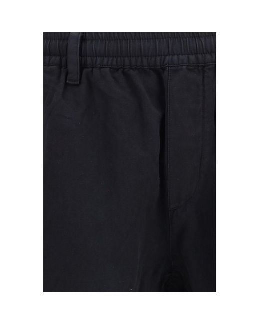 C P Company Blue Black Cotton Cargo Pants for men
