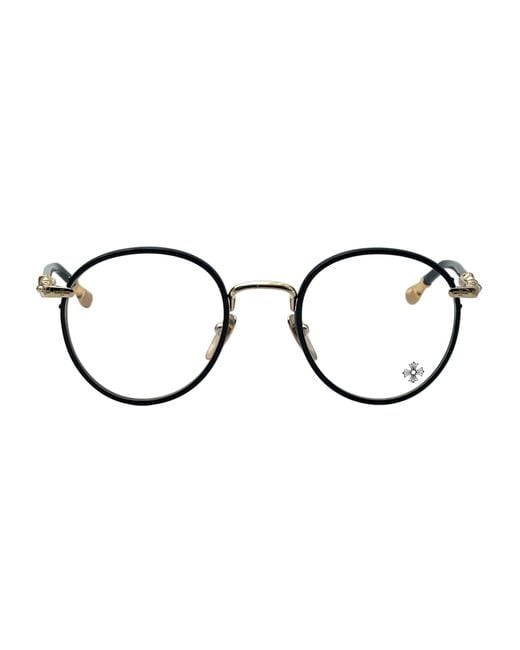 Chrome Hearts Firkin - Black / Gold Rx Glasses for men