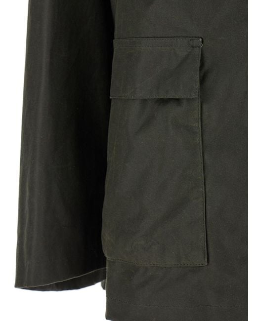 Totême Black Jacket Cotton Organic Coat