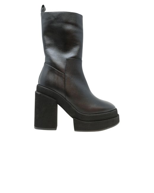 Paloma Barceló Paloma Barcelo Leather Melissa Iris Boots in Black | Lyst