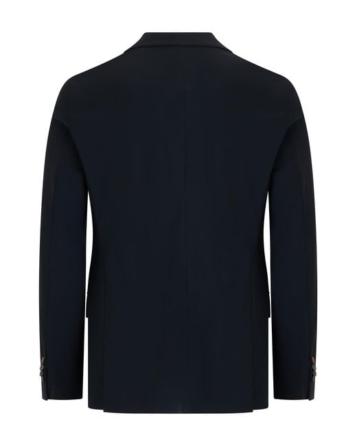 Rrd Blue Single-Breasted Jacket Polyamide Suit & Dinner for men