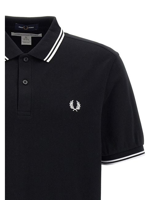Comme des Garçons Black Piqué Cotton Polo Shirt for men