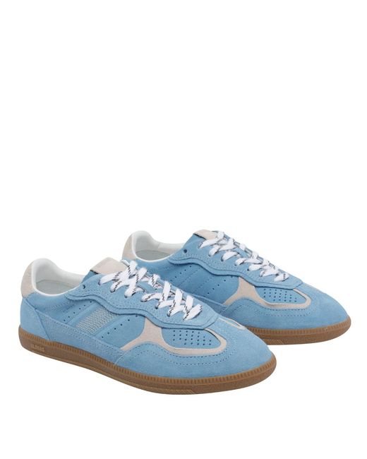 Alohas Blue Sneakers Suede Leather/Rubber Sole