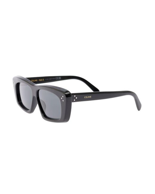 Céline Black Frame 46 Sunglasses In Acetate for men