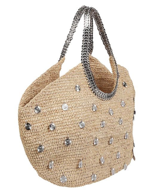 Rabanne Natural Cabas Basket Bag