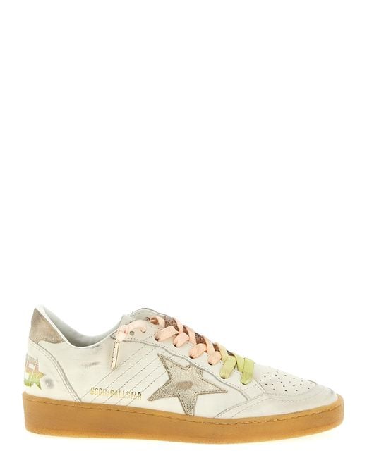 Golden Goose Deluxe Brand Natural 'Ball Star' Sneakers