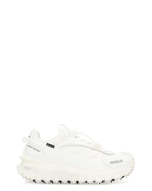 Moncler White Trailgrip Gtx Sneakers For Versatile Activities Polyamide Trainers