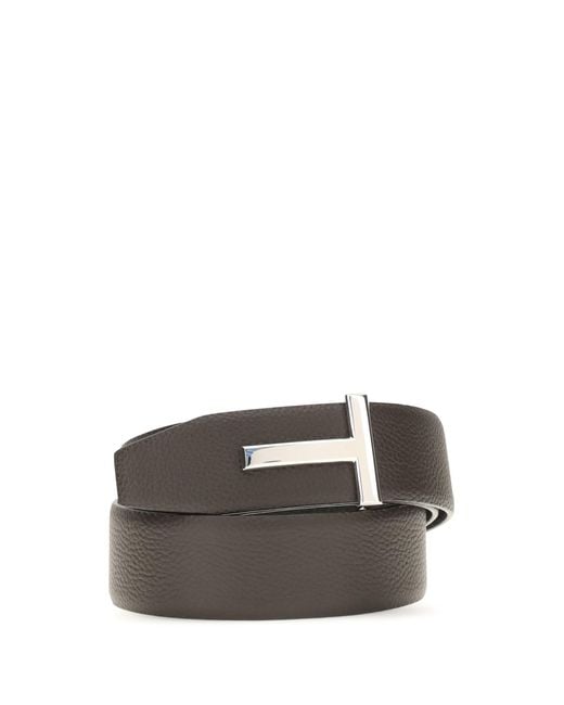 Tom Ford Multicolor Reversible Leather Belt Calf Bos Taurus E Braces for men